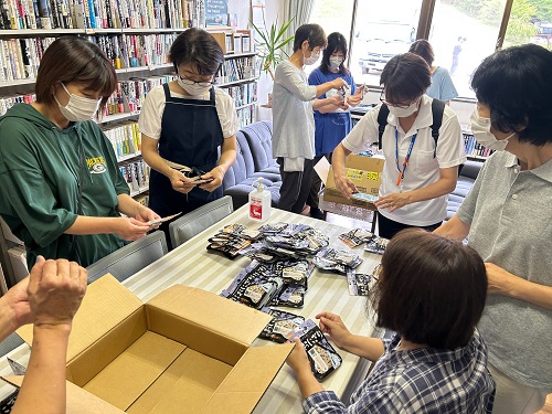 長浜市神田地区自主防災会の防災訓練