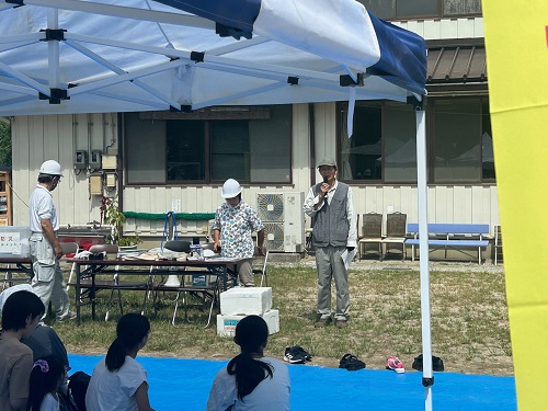 長浜市神田地区自主防災会の防災訓練