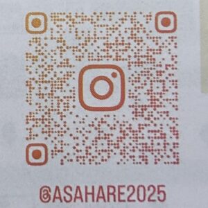 食養サークル　朝晴れ　活動のようす画像　インスタグラムへのリンクの二次元バーコード