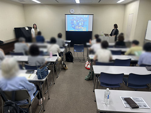 「つながる・支える　─こころと居場所のプロジェクト─」大津こころの支援ラボ　講座のようす画像