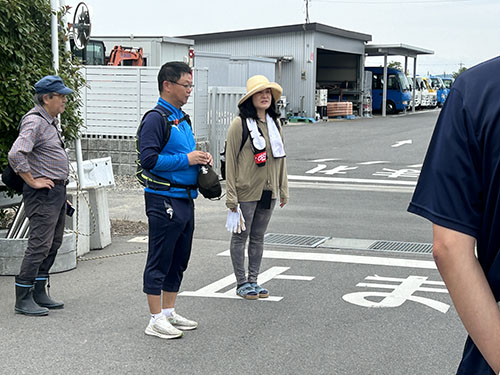 ヴォーリズ倶楽部　北之庄沢・西の湖クリーンプロジェクト　最後に西の湖プロジェクトの越後さんの「西の湖カレンダー」の紹介